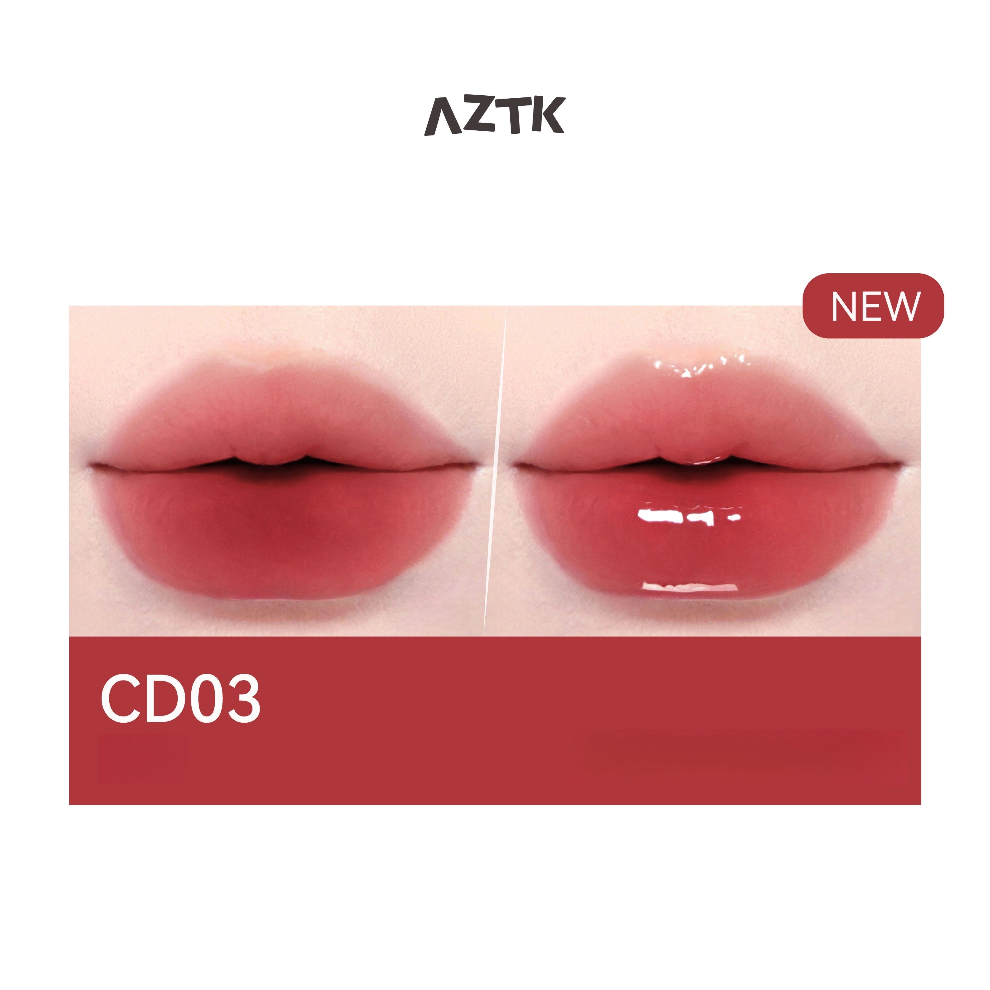 AZTK - Candy Floss Double Touch Lipgloss 1.7g+1.7ml (New Version)