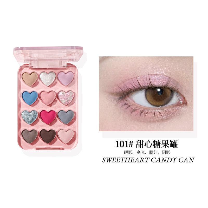 Dream Ballet 12 Colors Eyeshadow Palette 6.6g