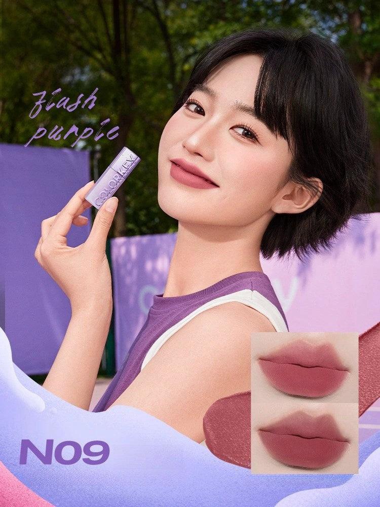Flash Purple Soft Matte Lip Mud 3g