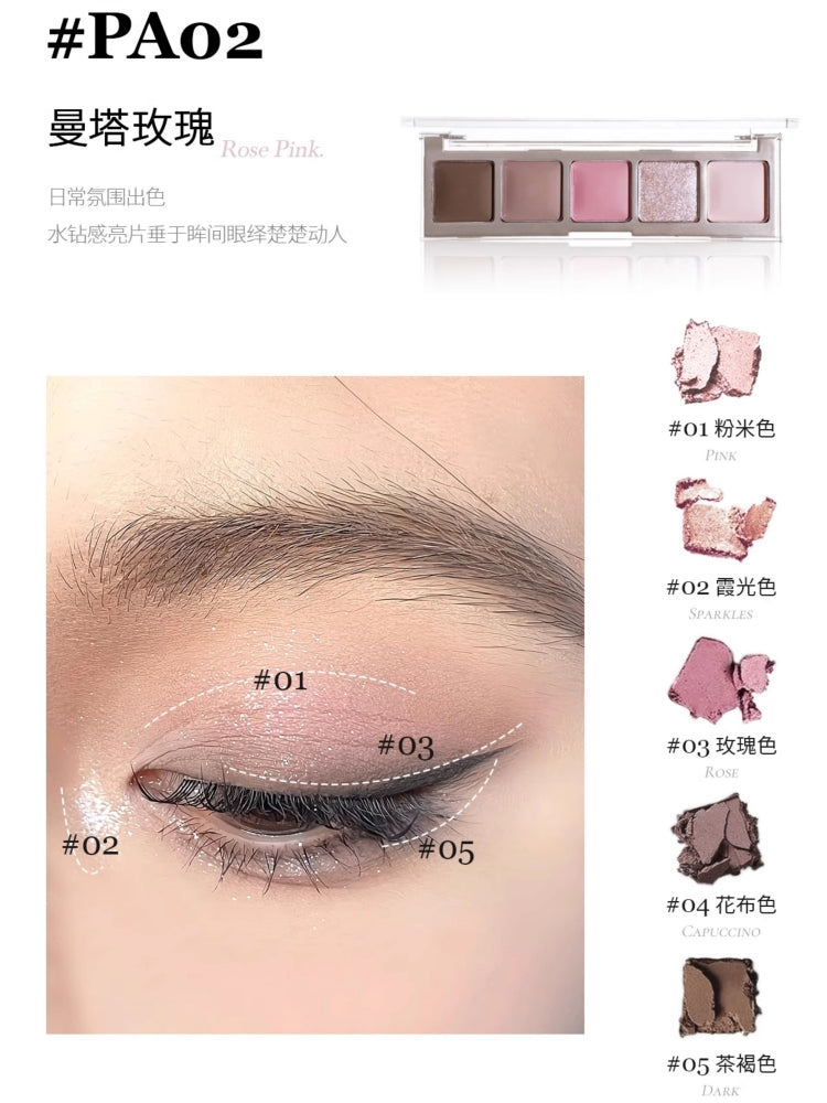 Five Colors Eyeshadow 5g