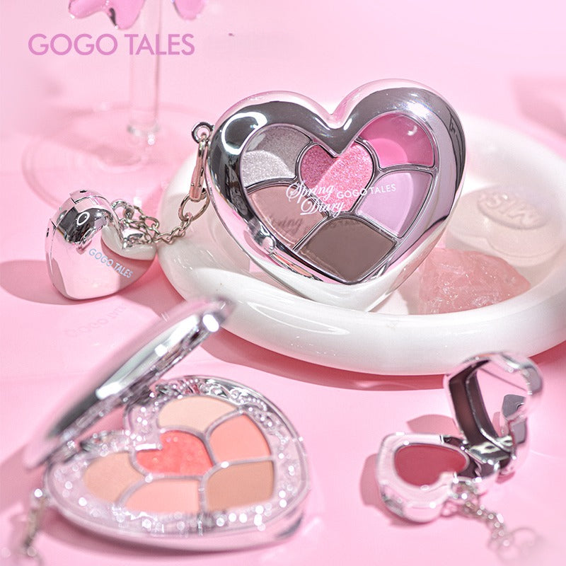 GOGO TALES Heart 2 Heart Lip Jelly Eyeshadow Palette 6.5g