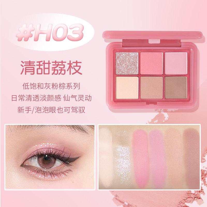 6 Colors Eye Shadow 9g