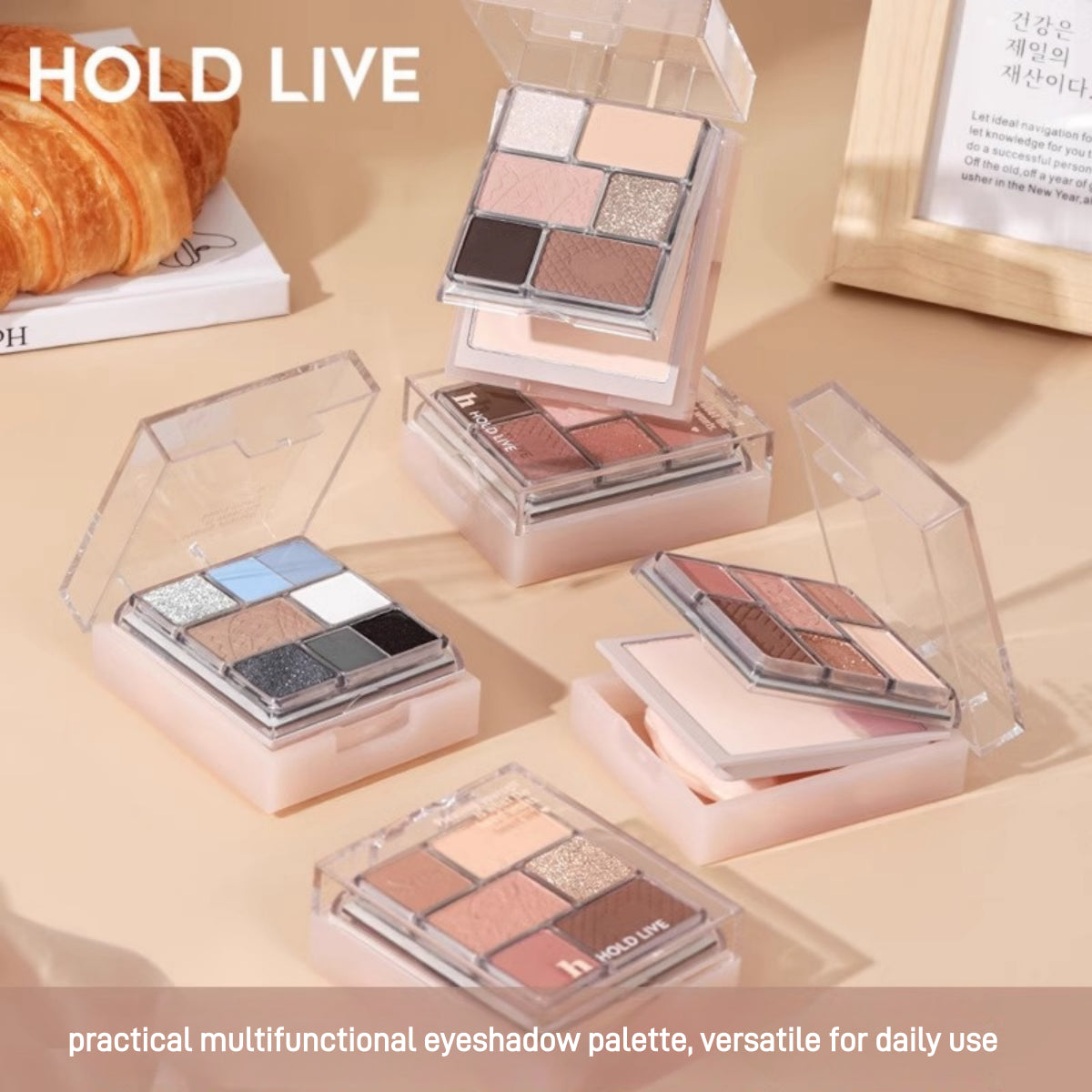 HOLD LIVE 3 in 1 Face Palette Powder Blusher Eyeshadow 16g