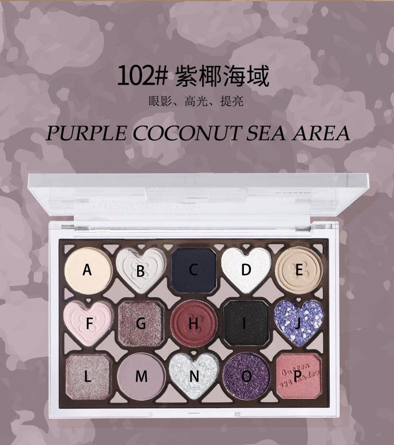 Button Series Eye Palette 15 Colors 12g