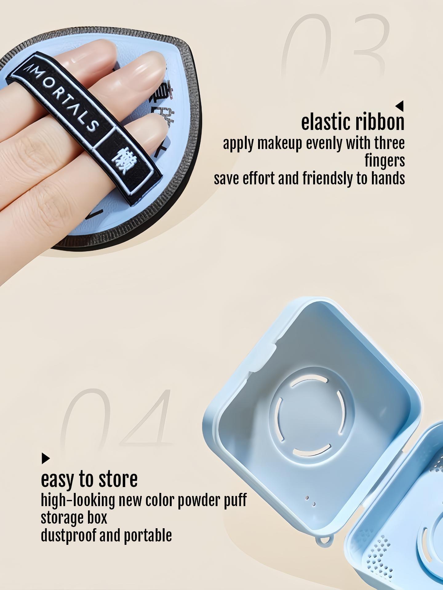 Amortals Black Plus Powder Puff Set