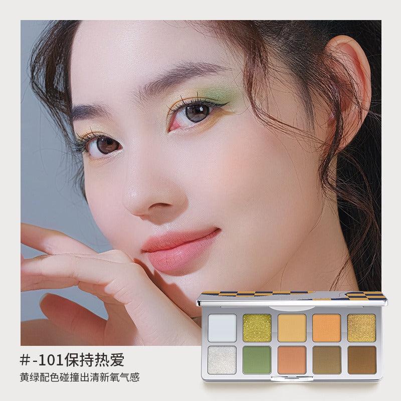 Checkerboard 10 Colors Eye Palette 10g