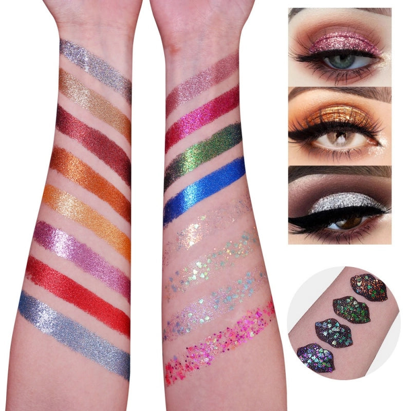 16 Colors Glitter Eyeshadow Starry Palette 16*1.5g