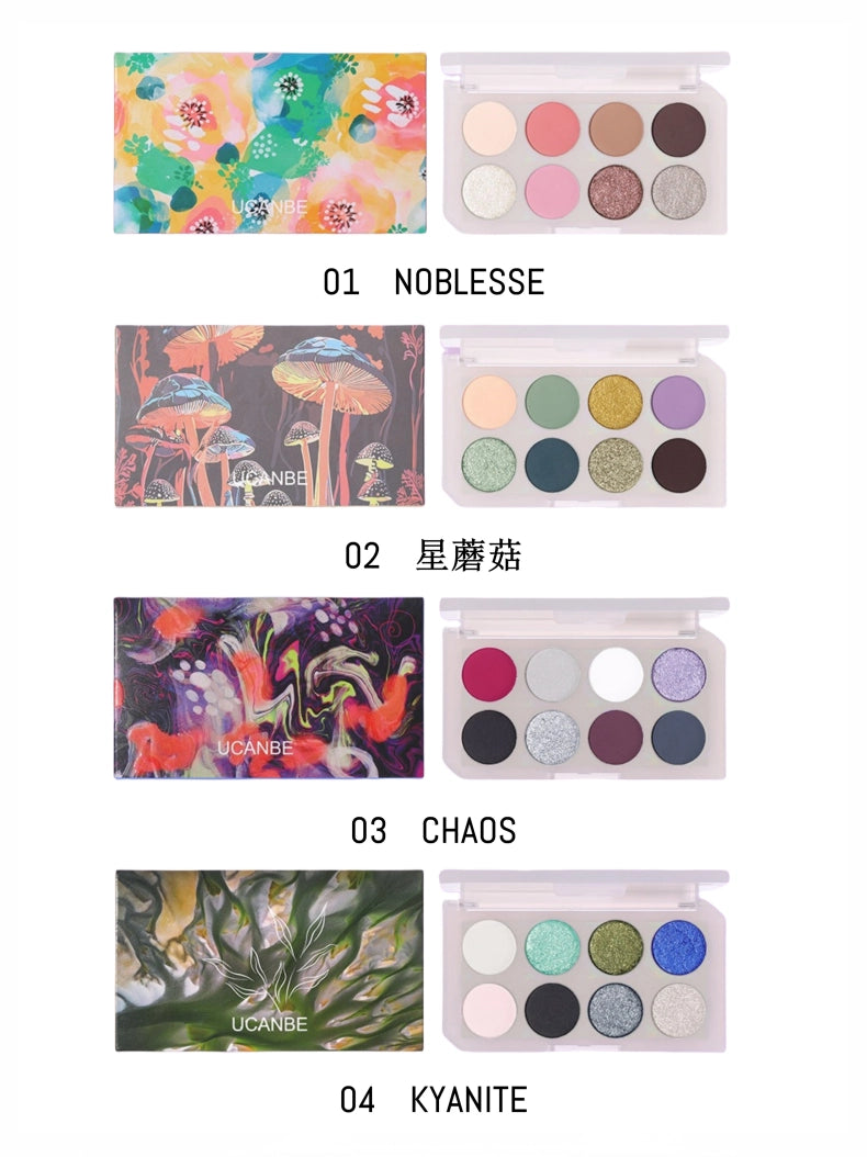 8 Colors Eyeshadow Palette Kyanite 5.6g