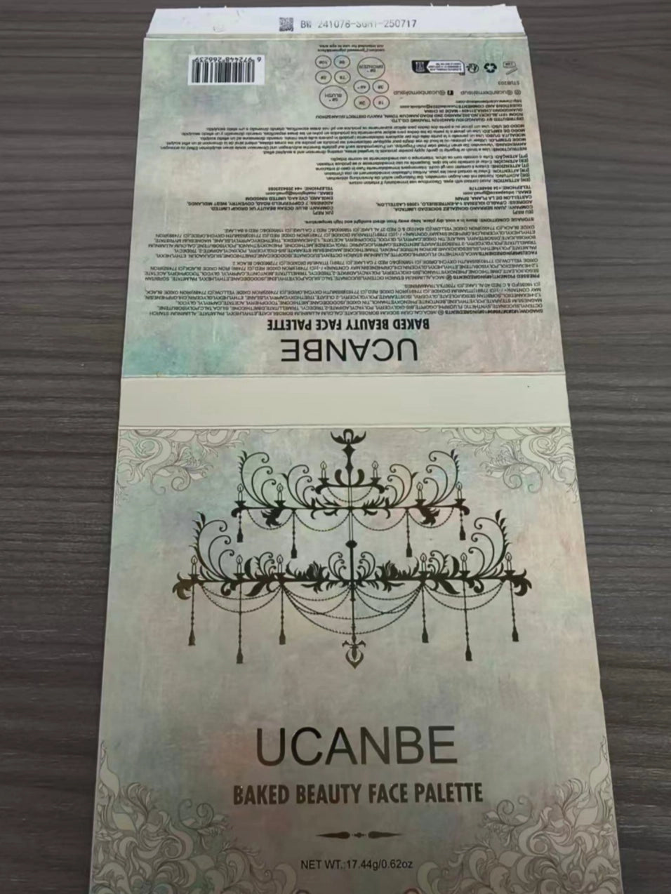 10 Color Baked Beauty Face Palette 17.44g