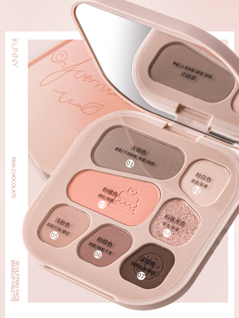 Pink Chocolate Sculpting Face Makeup Palette 9.5g