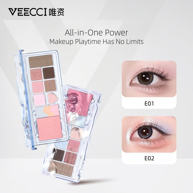Color Block Multi Function Eyeshadow Palette 11g