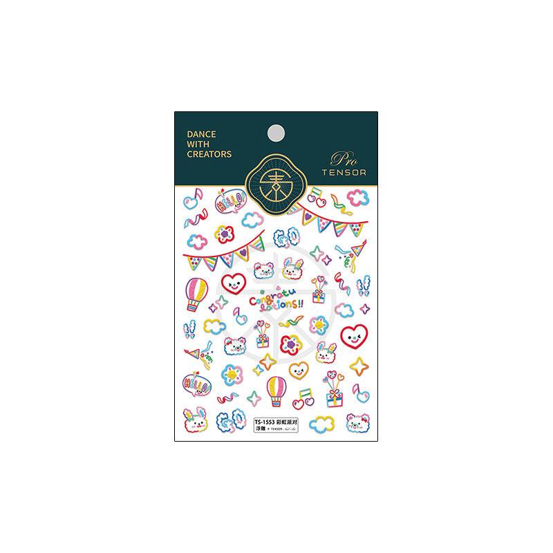 DIY Nail Stickers Nail Art TS1553 - Chic Decent