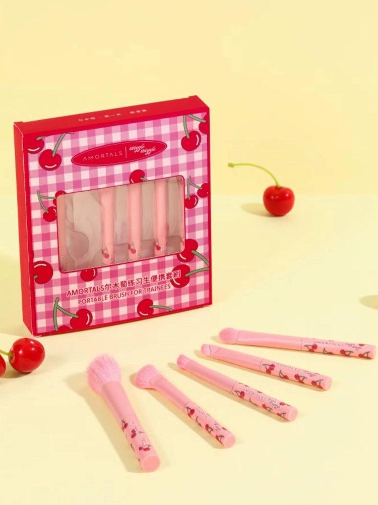 AMORTALS - Wiggle Wiggle Makeup Brushes 5 in Set