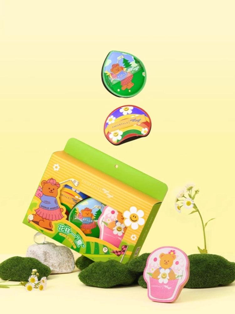 AMORTALS - Wiggle Wiggle Makeup Puff Set 3 in