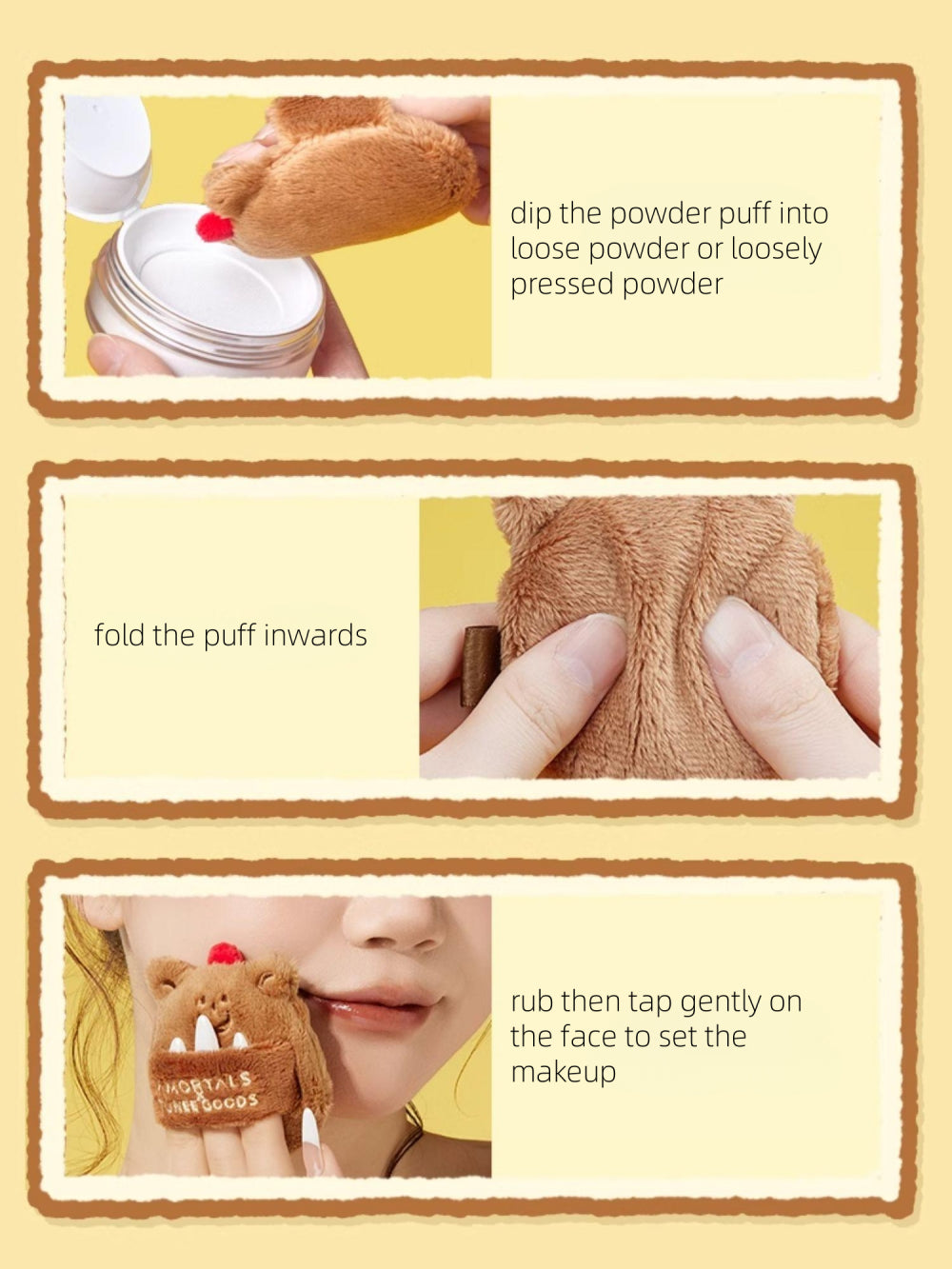 AMORTALS - TUNEE GOODS Loose Powder Puff