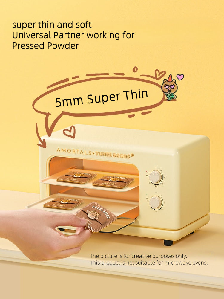 AMORTALS - TUNEE GOODS Square Shaped Pressed Powder Puff