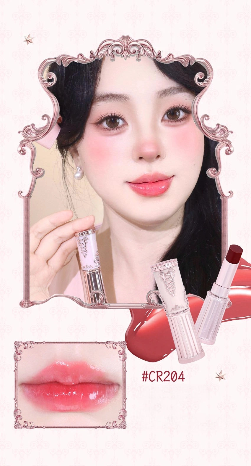 Colorrose - Crystal Mirror-Finish Lip Rouge 3.2g