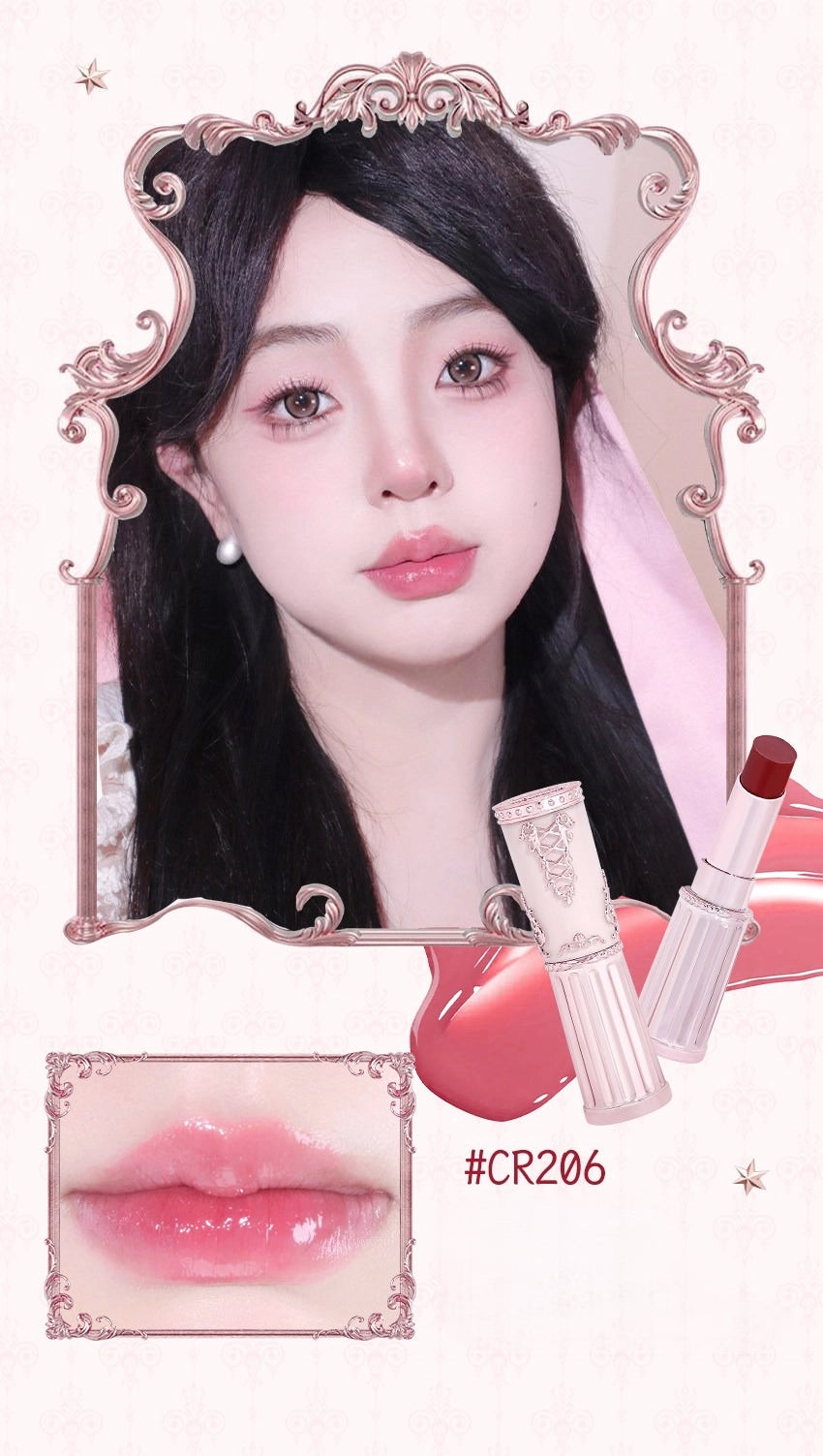 Colorrose - Crystal Mirror-Finish Lip Rouge 3.2g