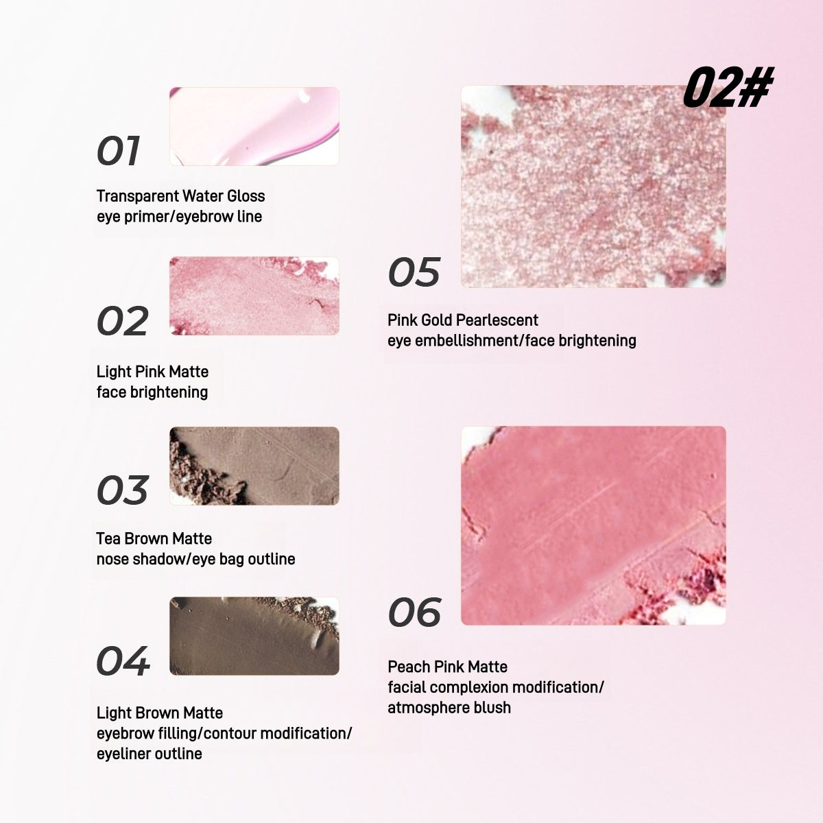 Eunarz - Multi Use Cheek Palette 9g