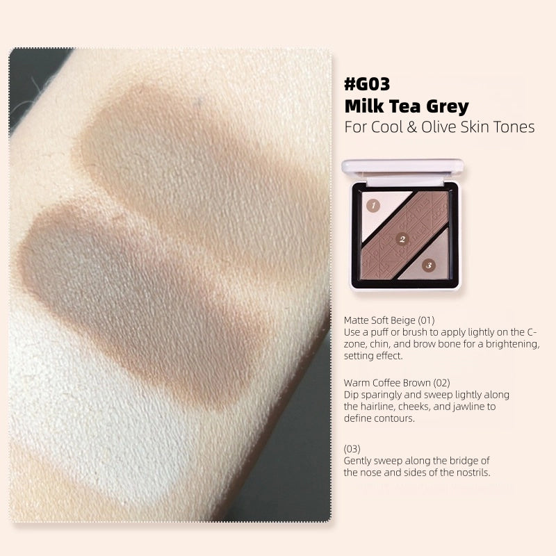 GOGOTALES - Soft Focus Stereoscopic Contour Palette 11.5g