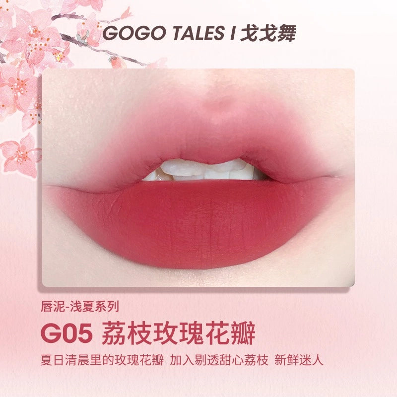 GOGO TALES Thin Mud Gauze Lip Glaze 2.4g