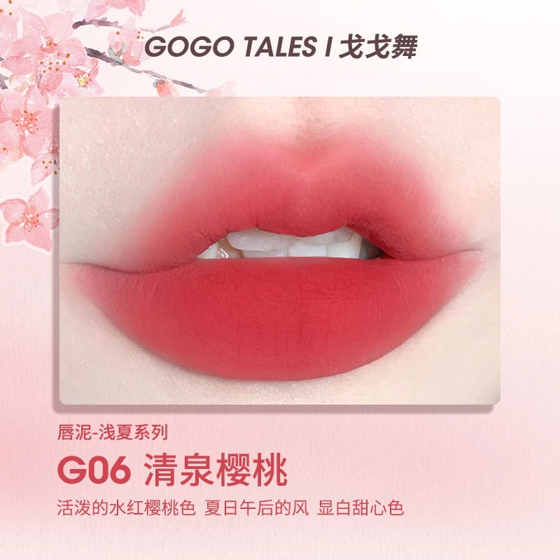 GOGO TALES Thin Mud Gauze Lip Glaze 2.4g