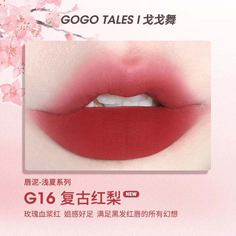 GOGO TALES Thin Mud Gauze Lip Glaze 2.4g