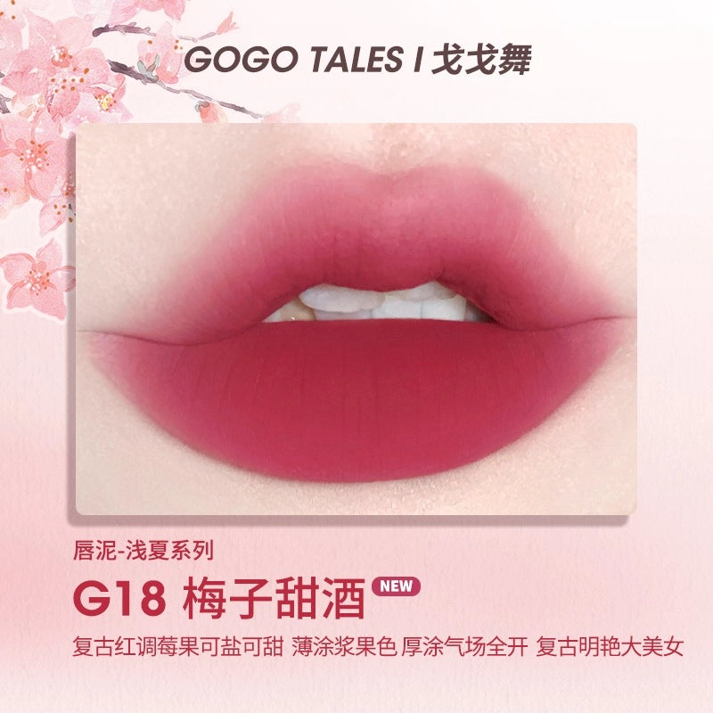 GOGO TALES Thin Mud Gauze Lip Glaze 2.4g