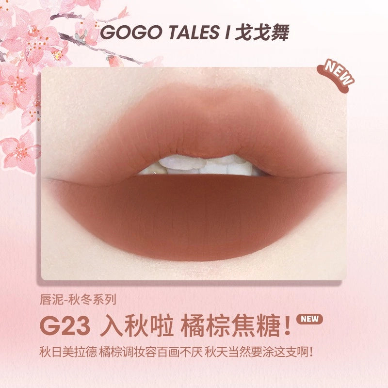 GOGO TALES Thin Mud Gauze Lip Glaze 2.4g