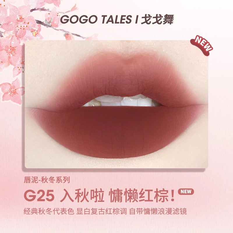 GOGO TALES Thin Mud Gauze Lip Glaze 2.4g