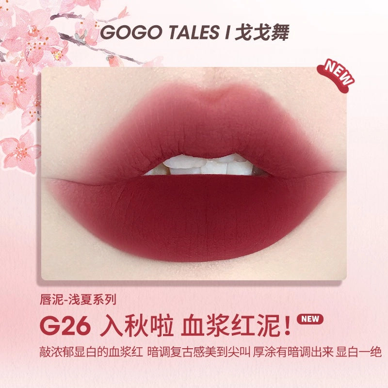 GOGO TALES Thin Mud Gauze Lip Glaze 2.4g