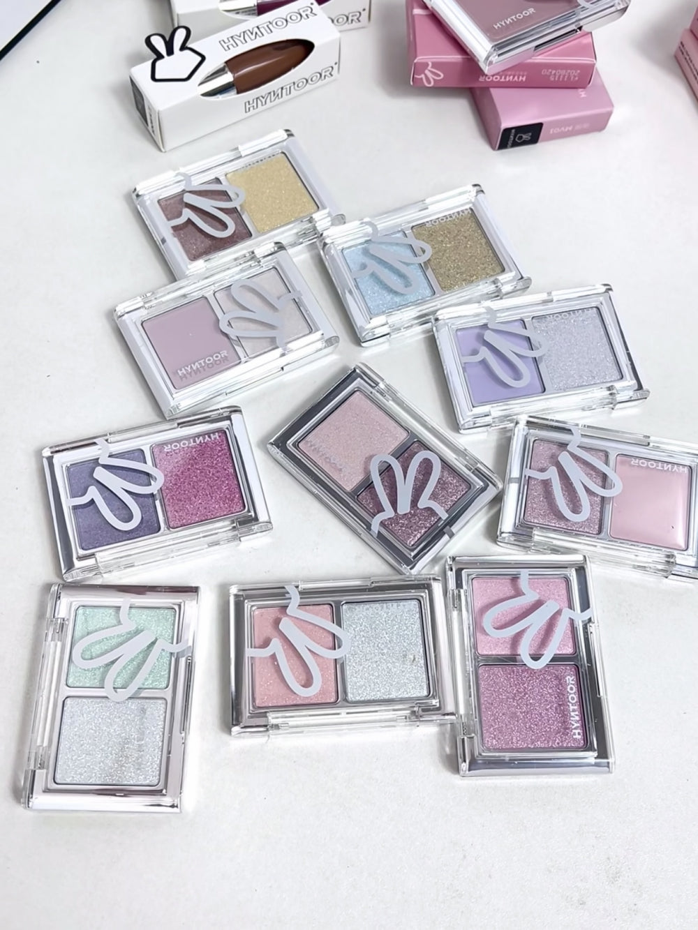 HYNTOOR Rich Spring of Flowers Eyeshadow Duo 3g