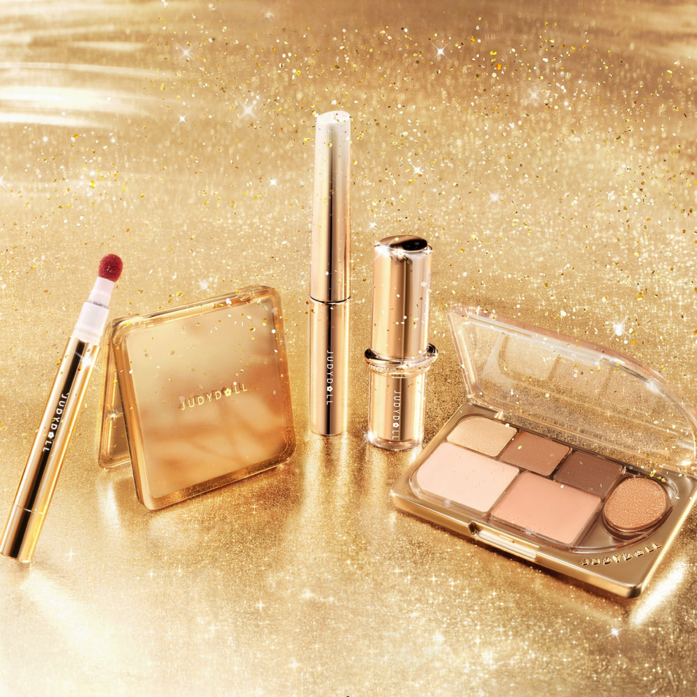 Gold Vibe Series Makeup Look for New Year