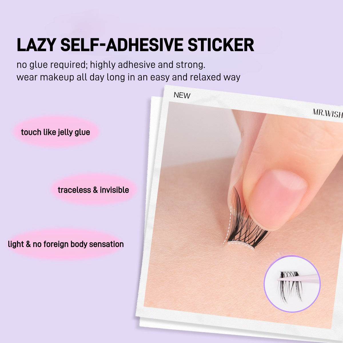 Mr.Wish - Self Adhesive Sticker for False Eyelashes