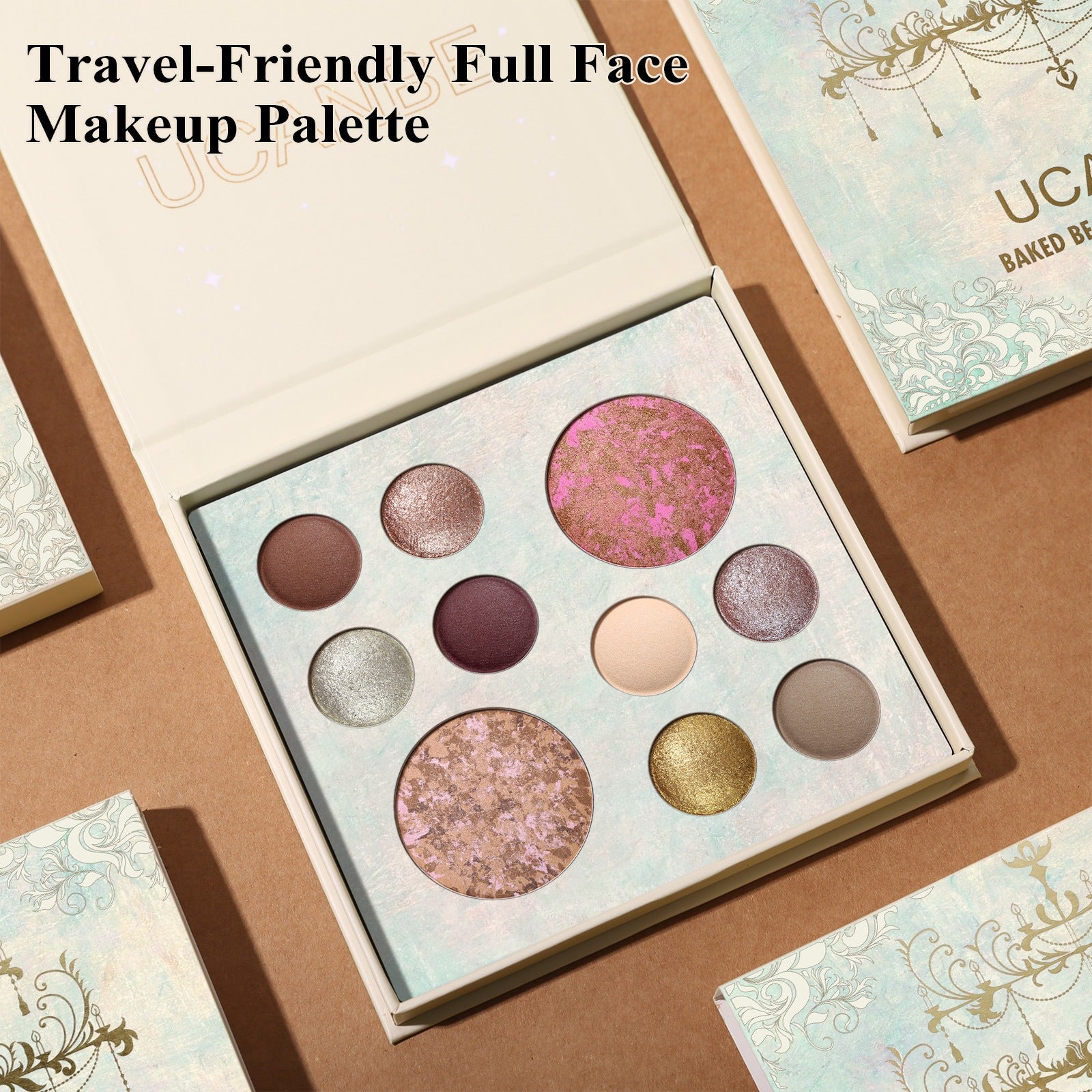 10 Color Baked Beauty Face Palette 17.44g