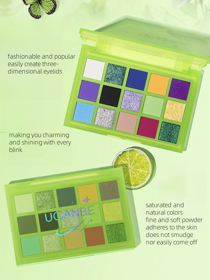 15 Colors Eyeshadow Palette Super Pixel 720mg*15