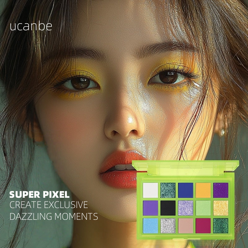 15 Colors Eyeshadow Palette Super Pixel 720mg*15