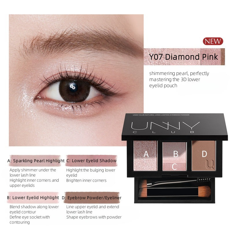 UNNY CLUB Natural Long Lasting Eyebrow Powder 2.7g