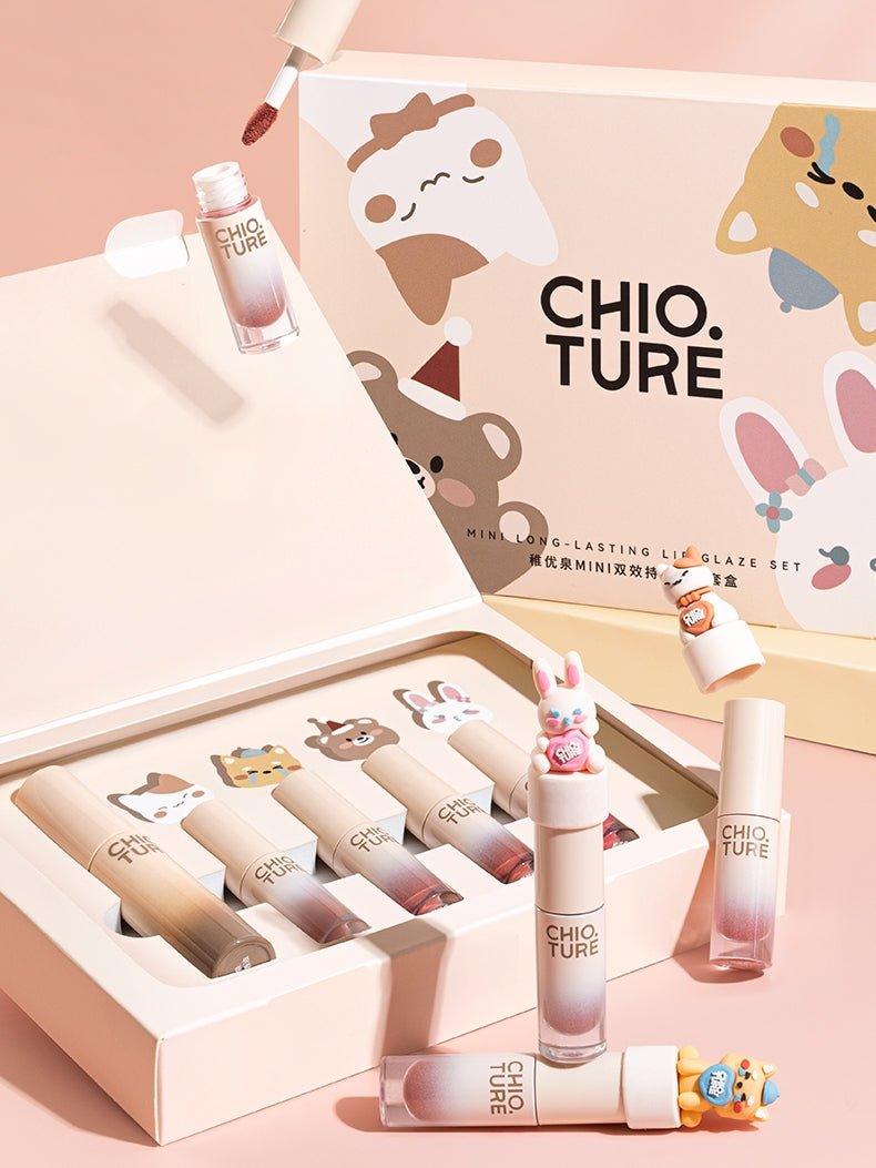 Chioture Mini Long Lasting Lip Glaze Set 9g